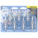 Glade PlugIns Scented Oil Refill Clean Linen, Essential Oil Infused Wall Plug In, 4.69 fl oz, Pack of 7