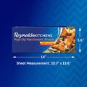 Reynolds Kitchens Pop-Up Parchment Paper Sheets, 10.7x13.6 Inch, 35 Count