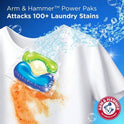 Arm & Hammer Plus OxiClean 5-in-1 Laundry Detergent Power Paks, 42 Count (Packaging may vary)