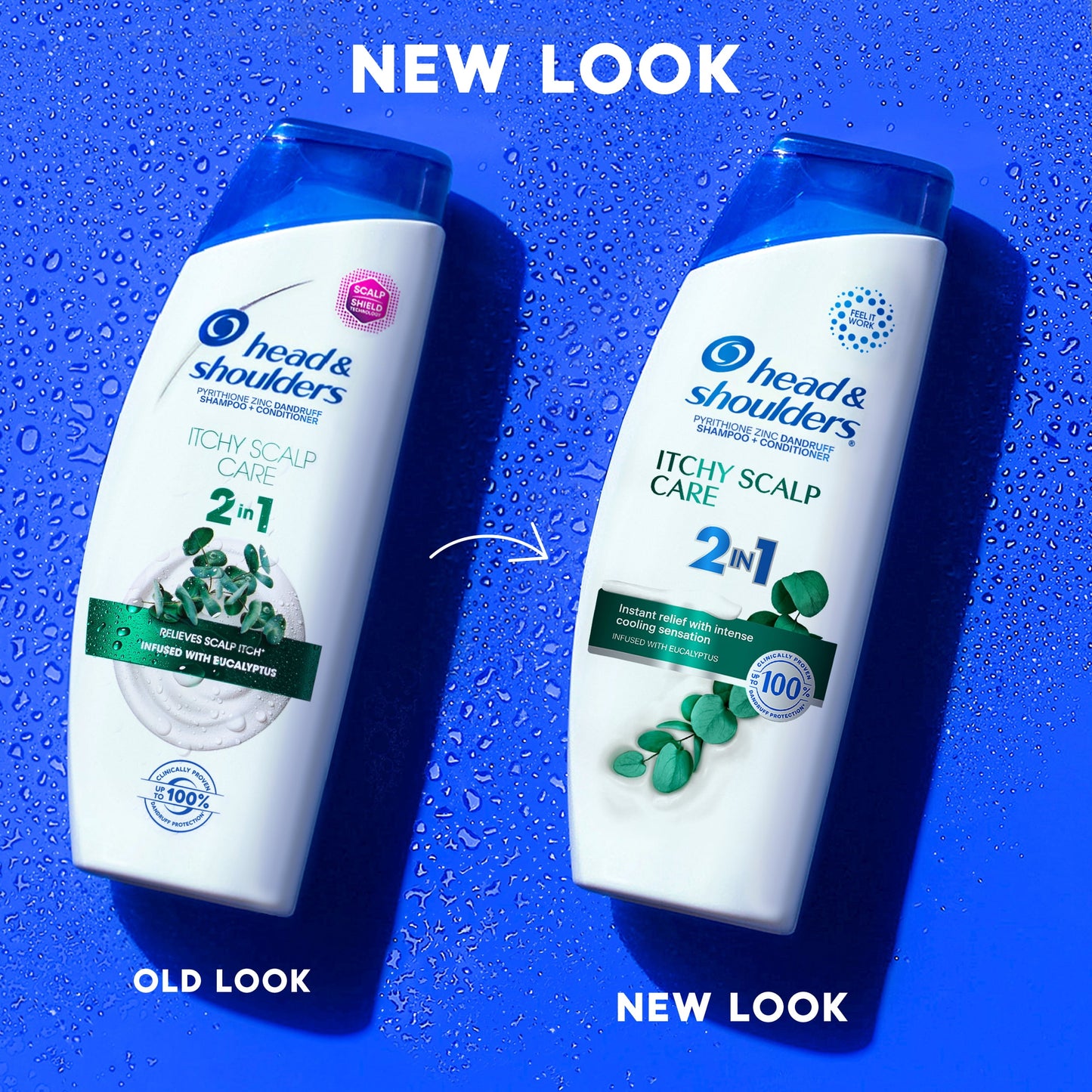 Head & Shoulders 2 in 1 Dandruff Shampoo and Conditioner, Itchy Scalp Care 12.5 oz