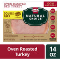 HORMEL NATURAL CHOICE Sliced Oven Roasted Deli Turkey Lunch Meat, 14 oz Resealable Plastic Package