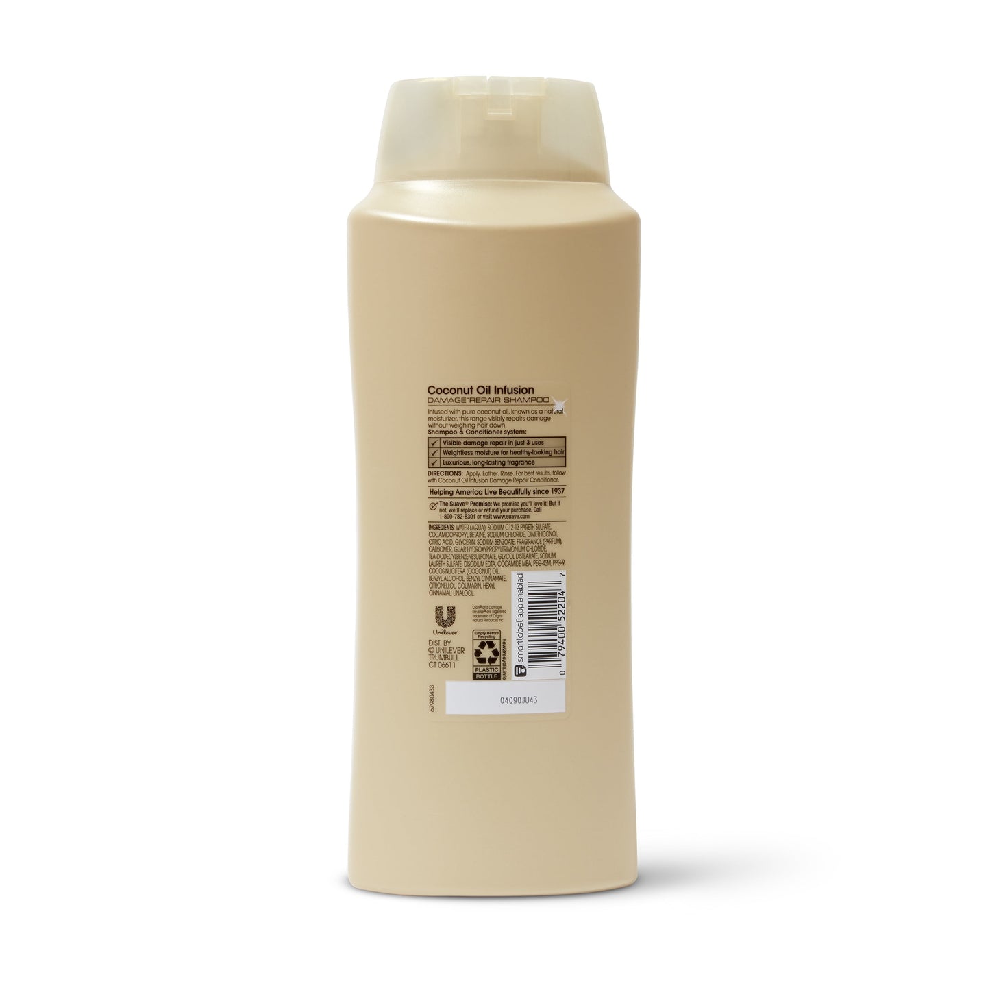 Suave Professionals Coconut Oil Infusion Damage Repair Shampoo 28 fl oz