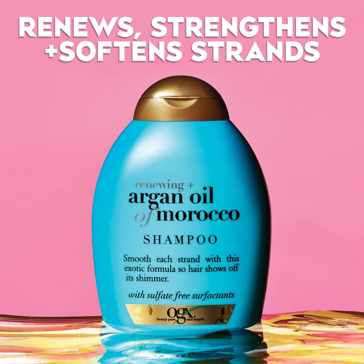 OGX Renewing + Argan Oil of Morocco Hydrating Hair Shampoo, 13 fl oz