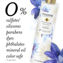 Pantene Sulfate Free Shampoo, Illuminating Shampoo with Biotin, Color Safe, 9.6 oz
