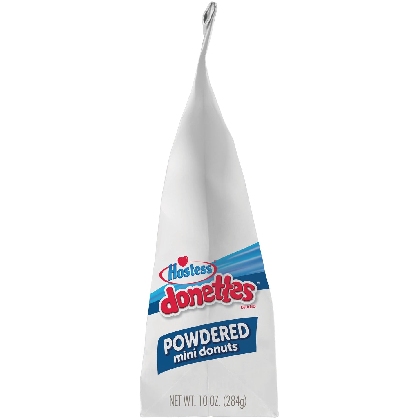 HOSTESS Powdered DONETTES Bag, Powdered Sugar Mini Donuts - 10 oz