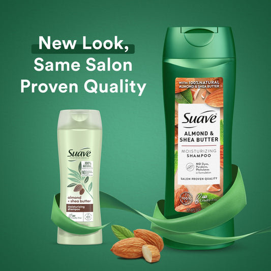 Suave Almond & Shea Butter Moisturizing Shampoo 12.6 fl oz