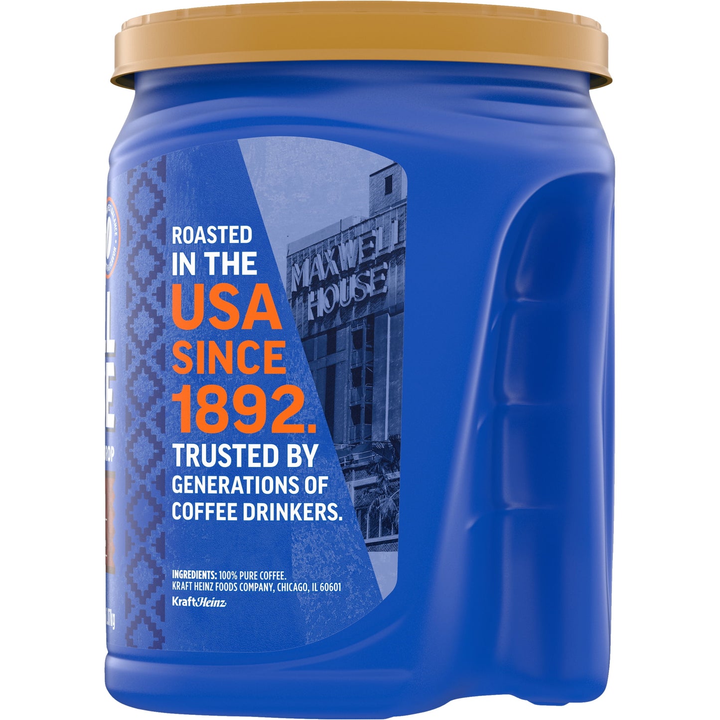 Maxwell House Medium Roast 100% Colombian Ground Coffee, 37.7 oz. Canister