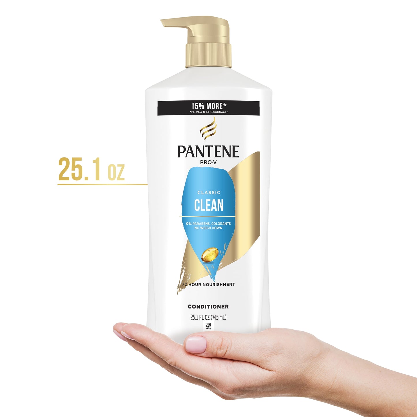Pantene Pro-V Classic Clean Conditioner, Shine Enhancing, 25.1 oz