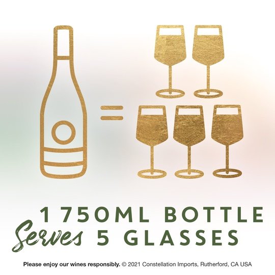 Kim Crawford Illuminate New Zealand Sauvignon Blanc White Wine, 750 ml Bottle, 7% ABV
