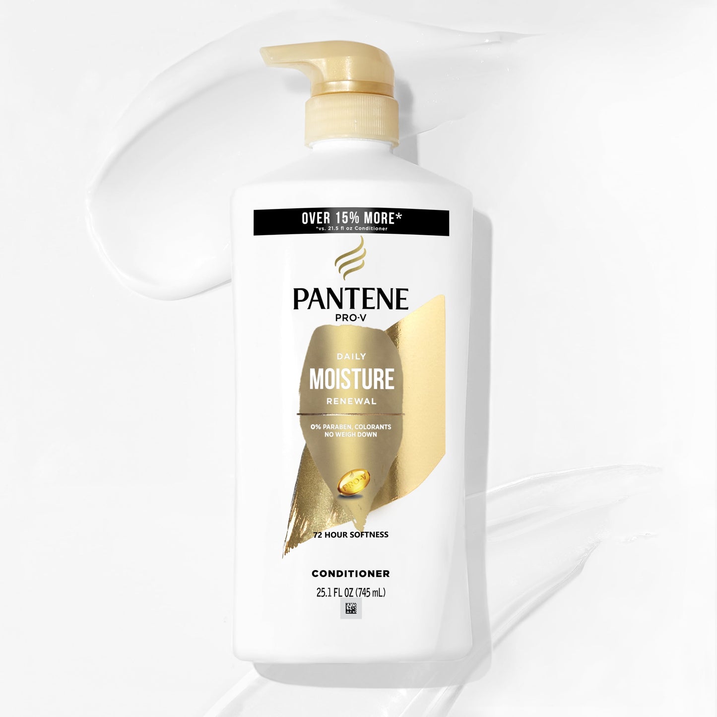 Pantene Pro-V Daily Moisture Renewal Conditioner, All Hair Types, 25.1 fl oz