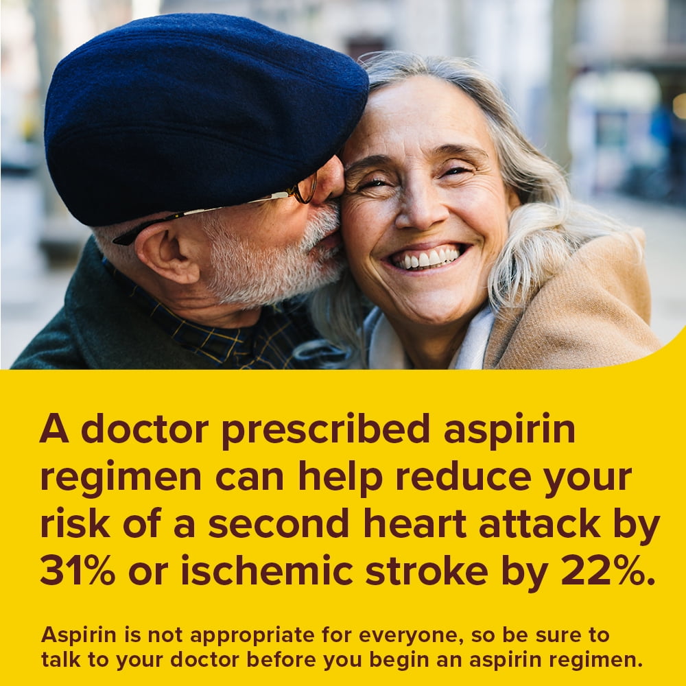 Bayer Chewable Aspirin Regimen Low Dose Pain Reliever Tablets, 81mg, Orange, 108 Count
