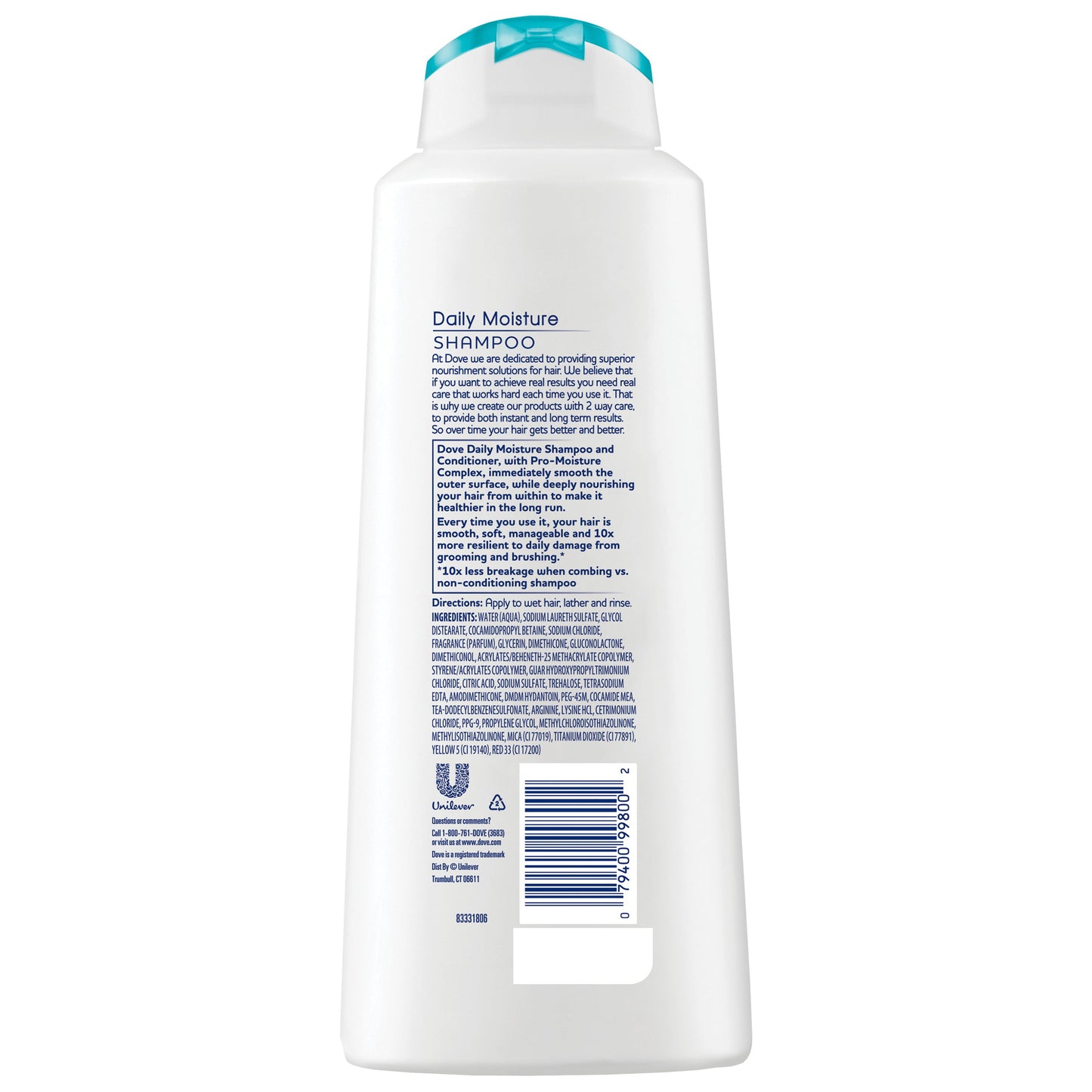 Dove Nutritive Solutions Moisturizing Nourishing Daily Shampoo, 20.4 fl oz