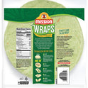 Mission Garden Spinach Herb Wraps, 6 Count