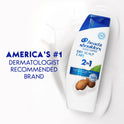 Head & Shoulders 2 in 1 Dandruff Shampoo and Conditioner, Dry Scalp Care 20.7 fl oz
