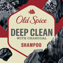 Old Spice Volcano Charcoal Shampoo for Men, All Hair Types, 21.9 fl oz