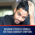 Selsun Blue Maximum Strength Medicated Anti-Dandruff Shampoo with Menthol for Itchy, Dry Scalp 11oz
