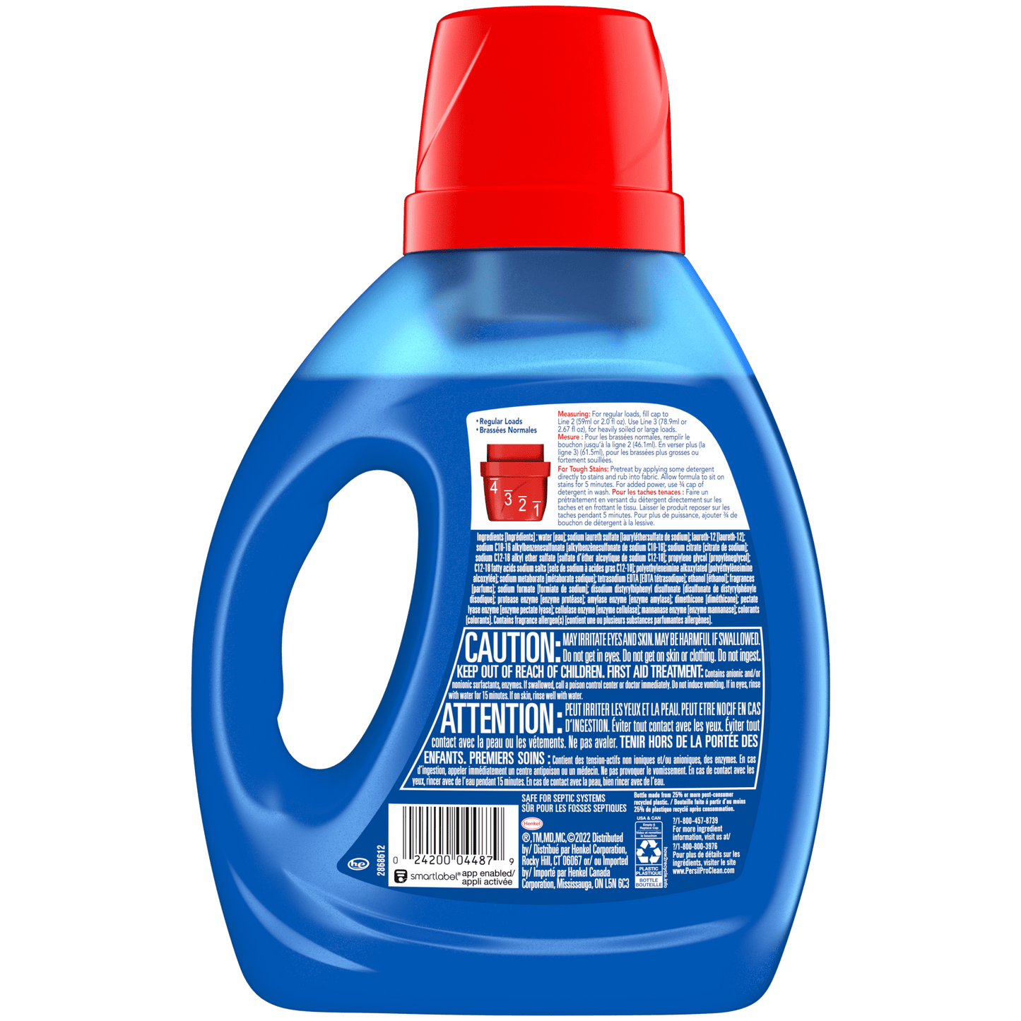 Persil ProClean Liquid Laundry Detergent, High Efficiency (HE),  Plus OXI Power, 40 Ounce, 20 Total Loads