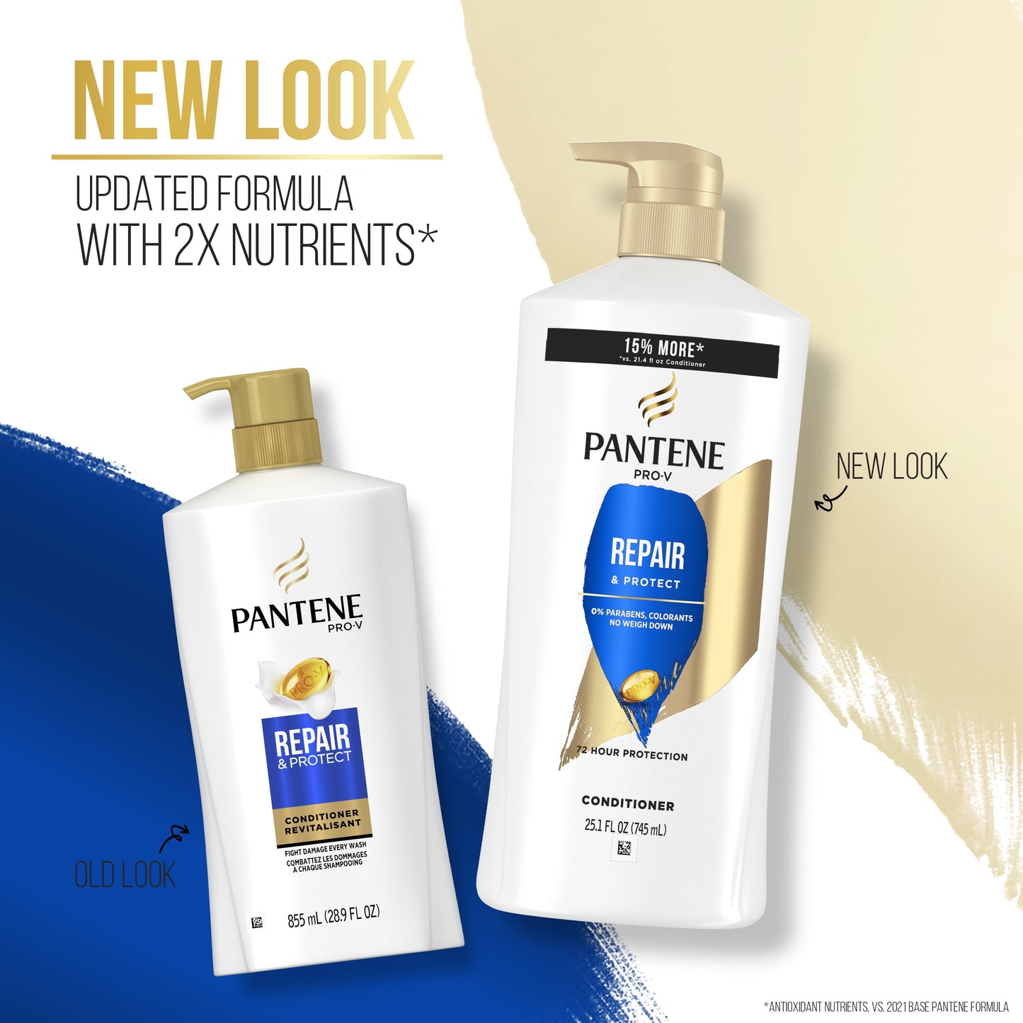 Pantene Pro-V Repair and Protect Conditioner, All Hair Types, 25.1 fl oz