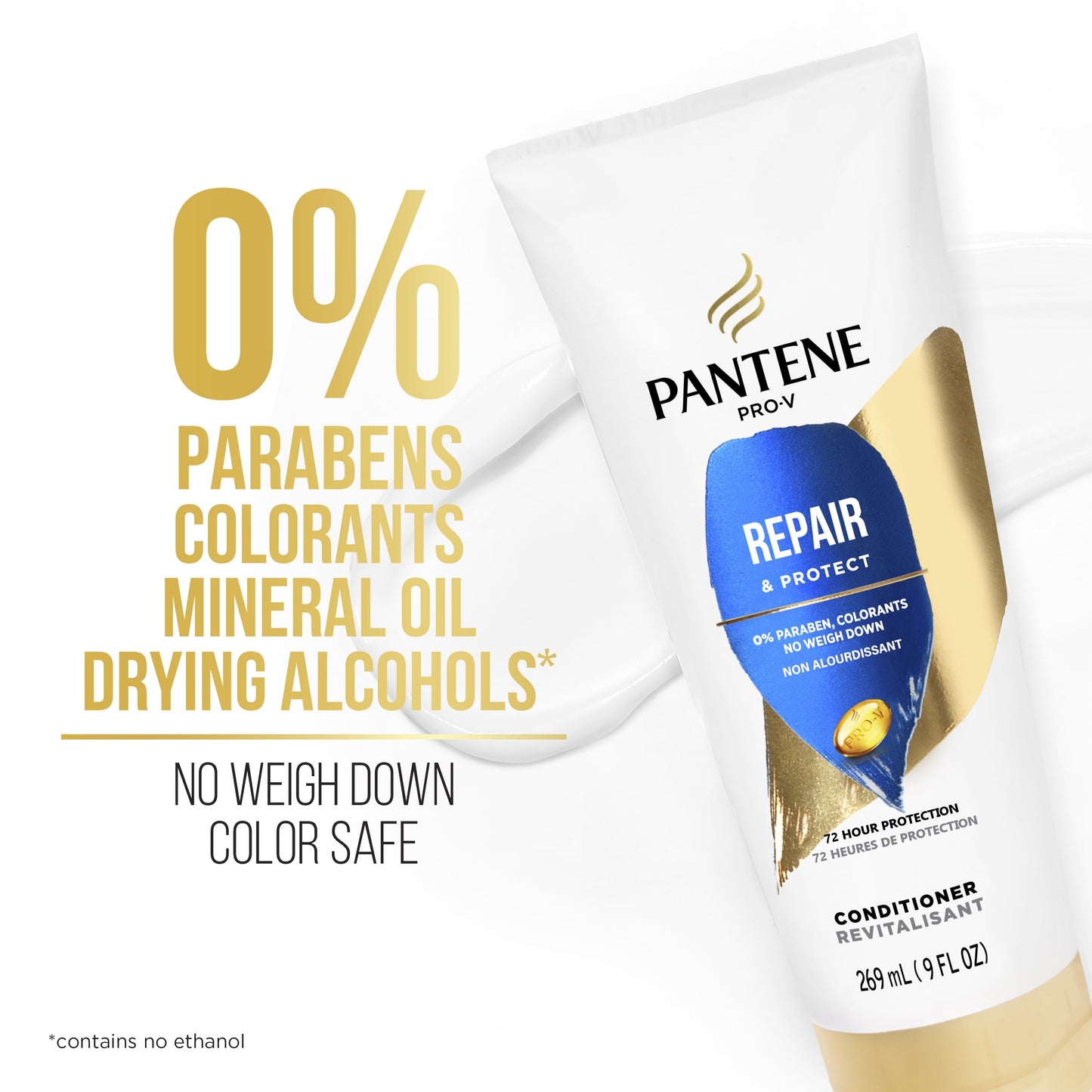 Pantene Pro-V Repair & Protect Shampoo, All Hair Types,10.4 fl oz + Conditioner, 9.0 fl oz