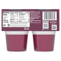 Jell-O Black Cherry Sugar Free Jello Cups Gelatin Snack, 4 Ct Cups