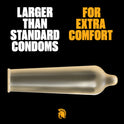TROJAN Magnum Lubricated Large Condoms, Lubricated Condoms, 36 Count Pack