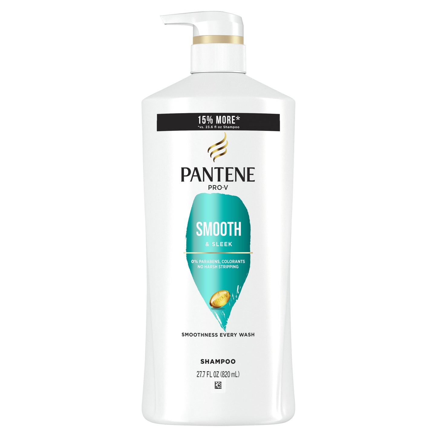 Pantene Pro-V Smooth and Sleek Shampoo, 27.7 fl oz