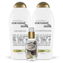 OGX Nourishing + Coconut Milk Moisturizing Daily Shampoo with Egg White Protein, 25.4 fl oz