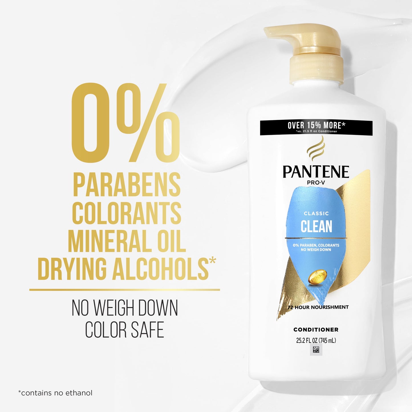 Pantene Pro-V Classic Clean Conditioner, Shine Enhancing, 25.1 oz