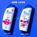 Head & Shoulders 2 in 1 Dandruff Shampoo and Conditioner, Smooth and Silky, 12.5 oz