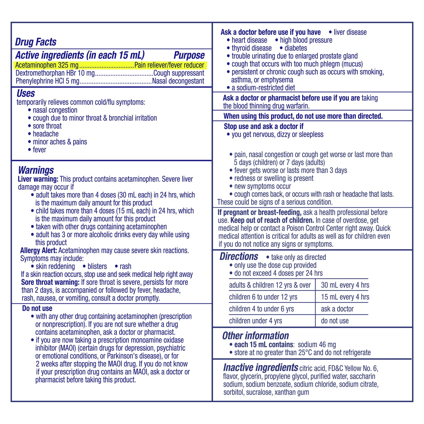 Vicks DayQuil Daytime Cold, Cough and Flu Liquid Medicine, over-the-Counter Medicine, 12 fl. oz.