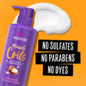 Aussie Miracle Coils Sulfate-Free Shampoo, All Hair Types, Macadamia Nut Oil, Paraben Free, 16 fl oz