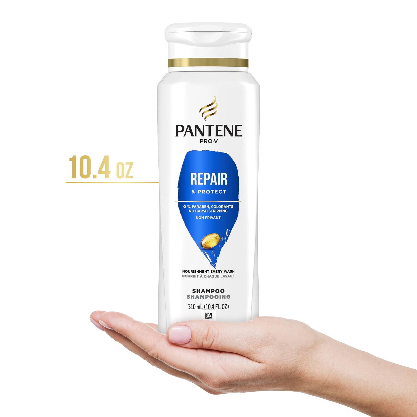 Pantene Pro-V Repair & Protect Shampoo, All Hair Types, 10.4 fl oz