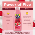 Alberto VO5 Strawberries & Cream Moisturizing Shampoo with Soy Milk, for All Hair Types, 16.9 fl oz