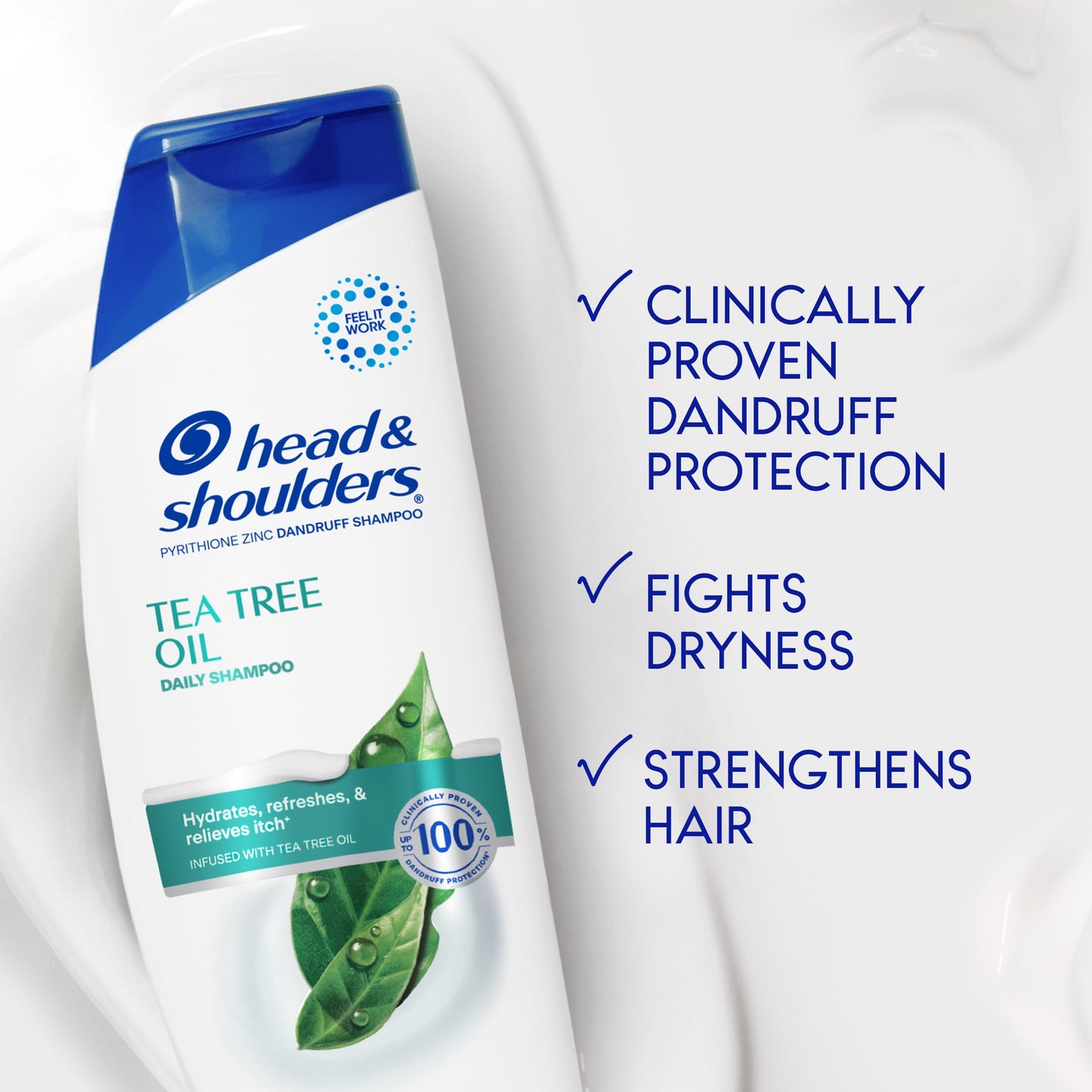 Head and Shoulders Dandruff Shampoo, Tea Tree Oil, 12.5 fl oz