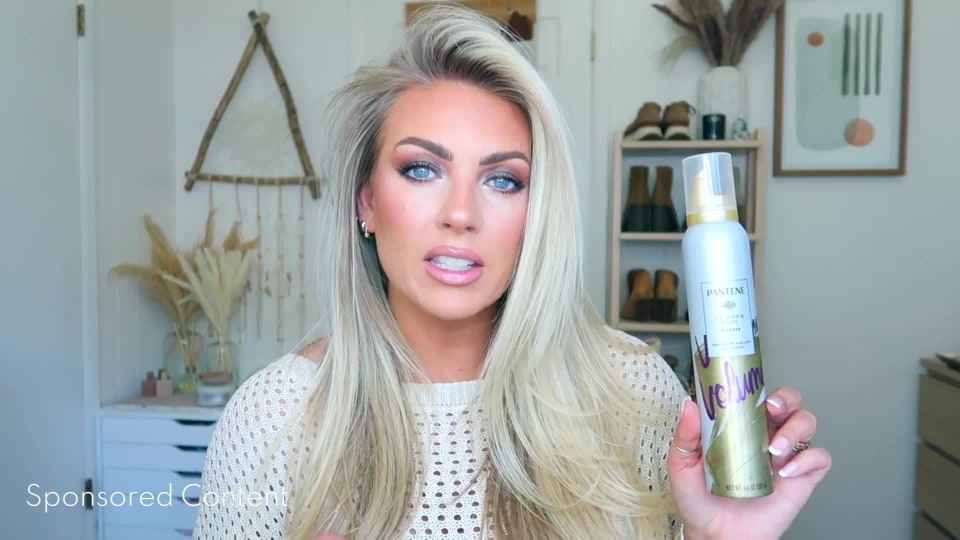 Pantene Volume Mousse, Boosts Fine Flat Hair for Max Fullness, 6.6 oz