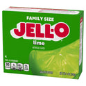 Jell-O Lime Artificially Flavored Gelatin Dessert Mix, Family Size, 6 oz Box