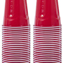 Solo Disposable Plastic Cups, Red, 18oz, 50 Count