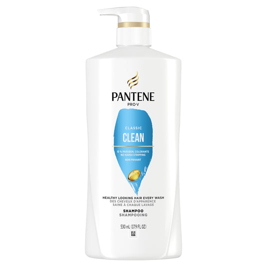 Pantene Pro-V Classic Clean Shampoo, 17.9 oz/530 mL