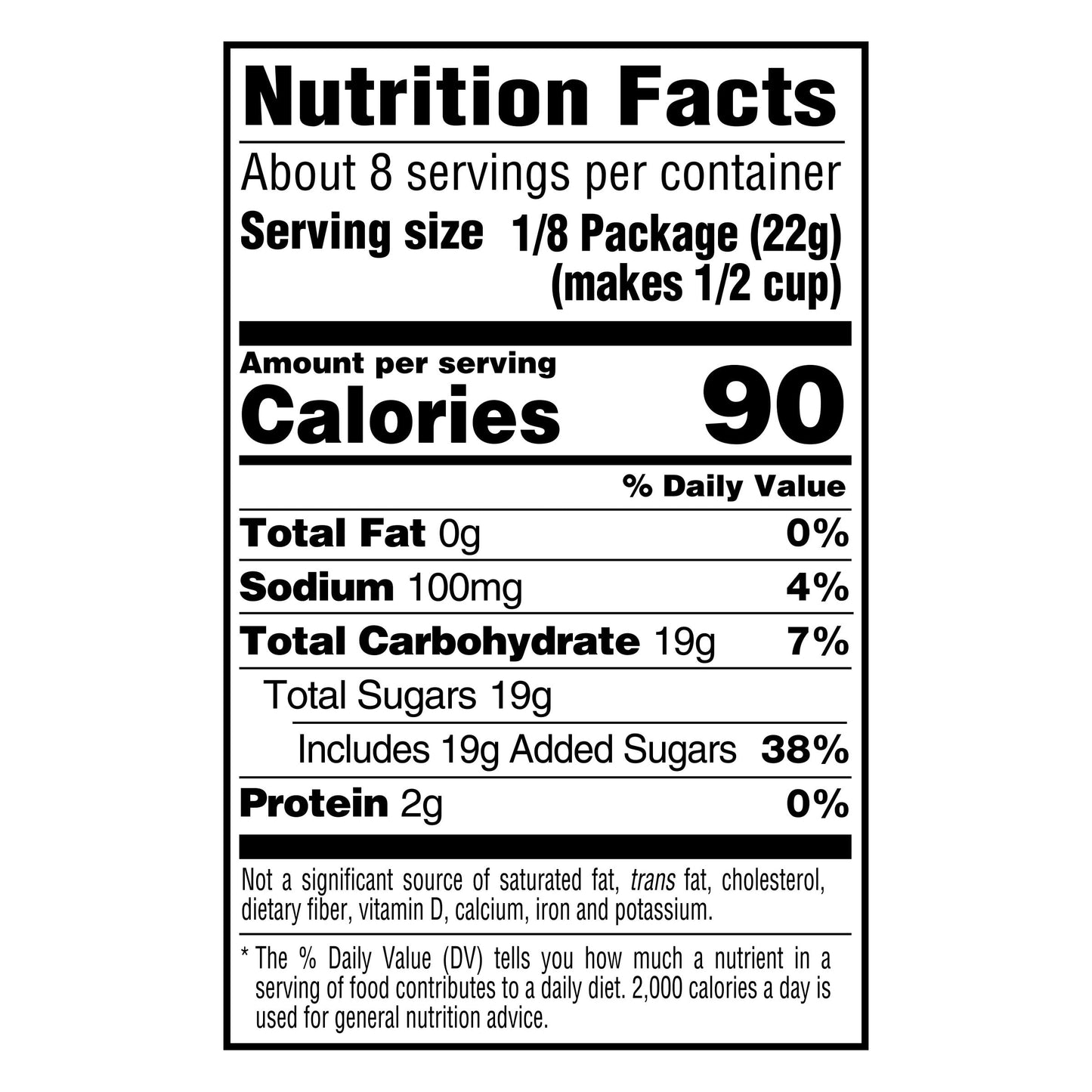 Jell-O Lime Artificially Flavored Gelatin Dessert Mix, Family Size, 6 oz Box