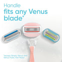 Gillette Venus Comfort Glide White Tea Women's Razor Blade Refills, 4 Count