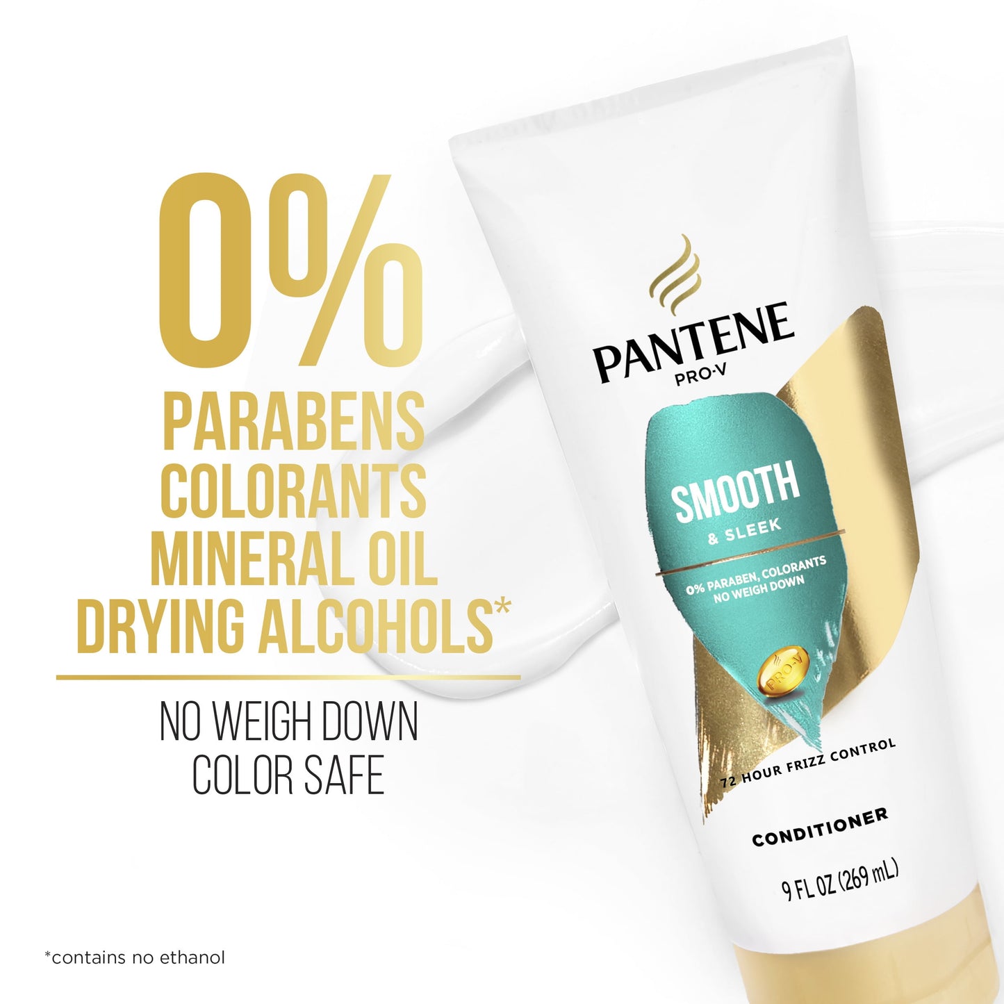 Pantene Pro-V Smooth & Sleek Dual Pack, Shampoo 10.4oz/Conditioner 9.0oz