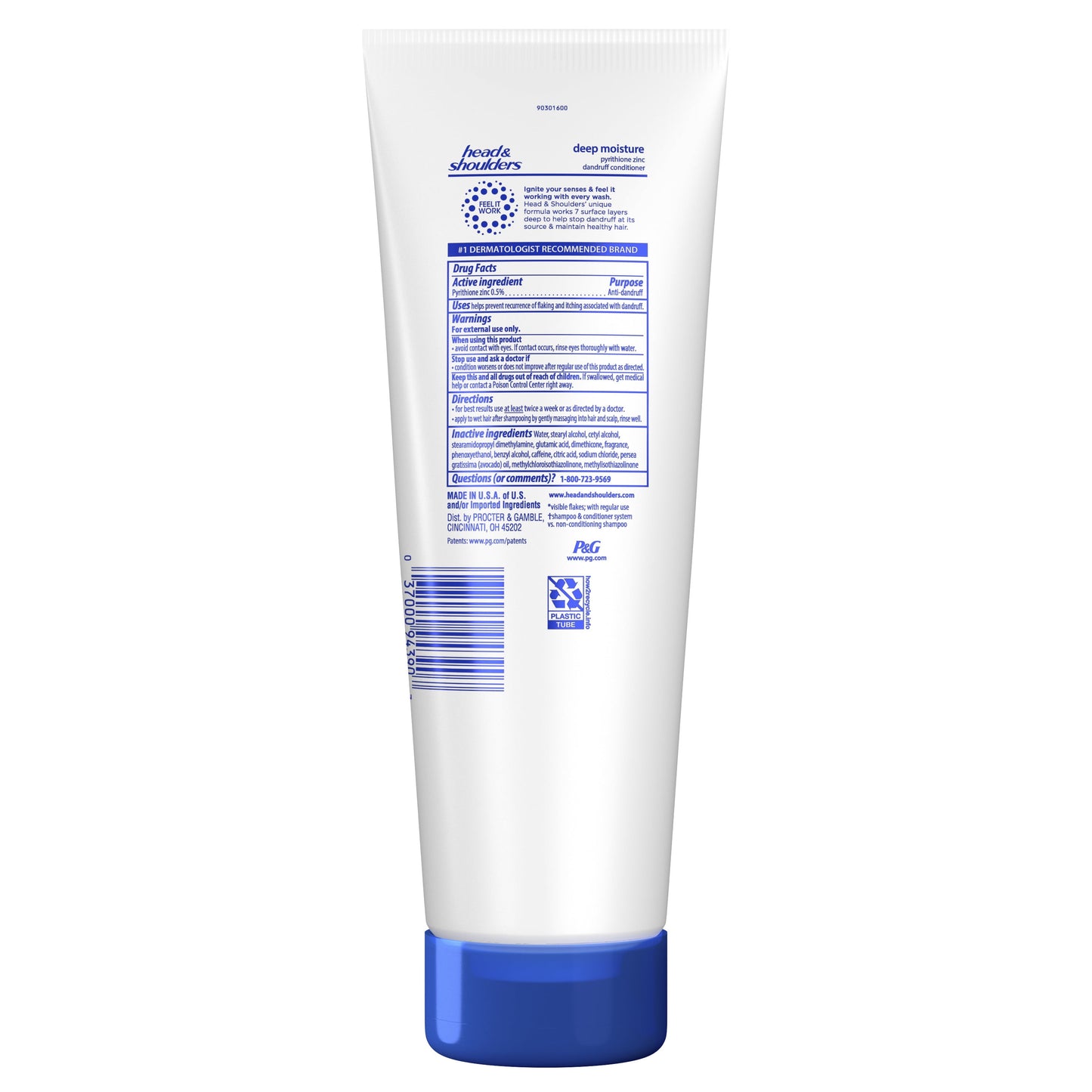 Head and Shoulders Dandruff Conditioner, Deep Moisture, 10.6 oz
