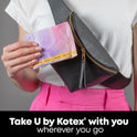 U by Kotex Balance Ultra Thin Pads with Wings, Regular Absorbency, 18 Count