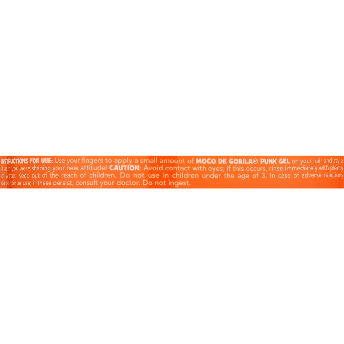Moco de Gorila Punk Shine Enhancing Jar Yellow Hair Styling Gel, 9.52 oz