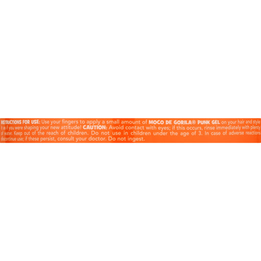 Moco de Gorila Punk Shine Enhancing Jar Yellow Hair Styling Gel, 9.52 oz