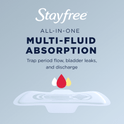 Stayfree Maxi, Overnight Pads with Wings, Unscented, 28 Ct