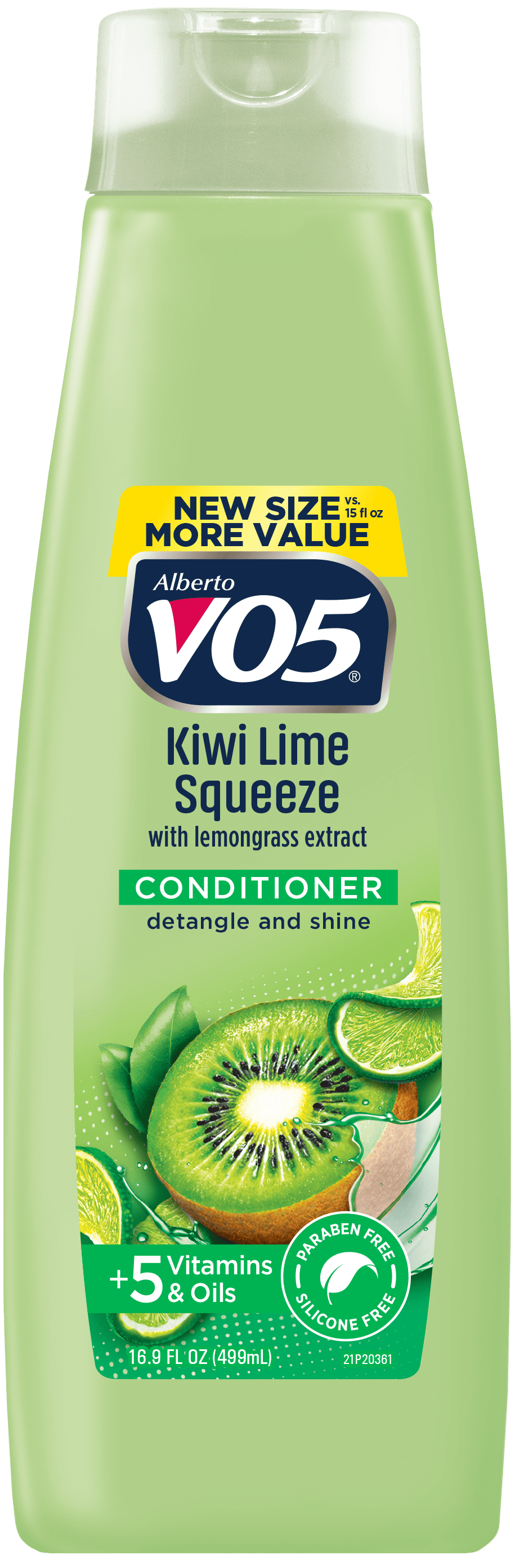 Alberto VO5 Kiwi Lime Squeeze Conditioner with Vitamin E & C, for All Hair Types, 16.9 fl oz