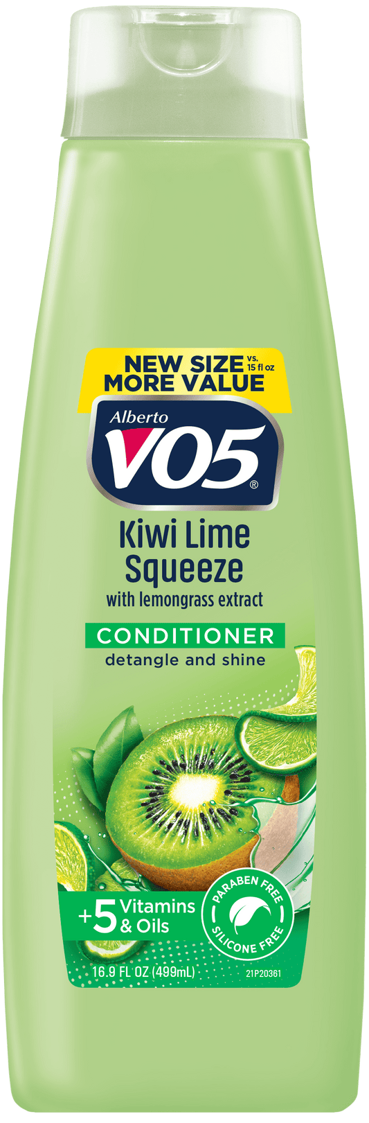 Alberto VO5 Kiwi Lime Squeeze Conditioner with Vitamin E & C, for All Hair Types, 16.9 fl oz