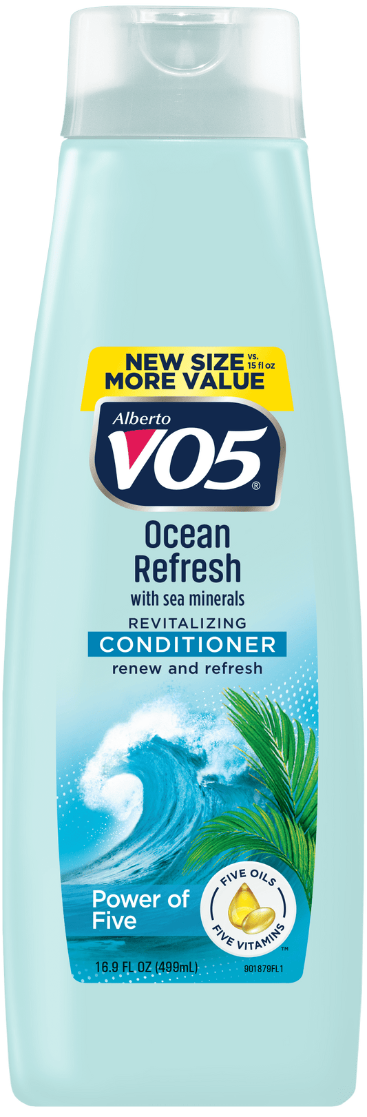 Alberto VO5 Ocean Refresh Revitalizing Conditioner with Sea Minerals, for All Hair Types, 16.9 fl oz