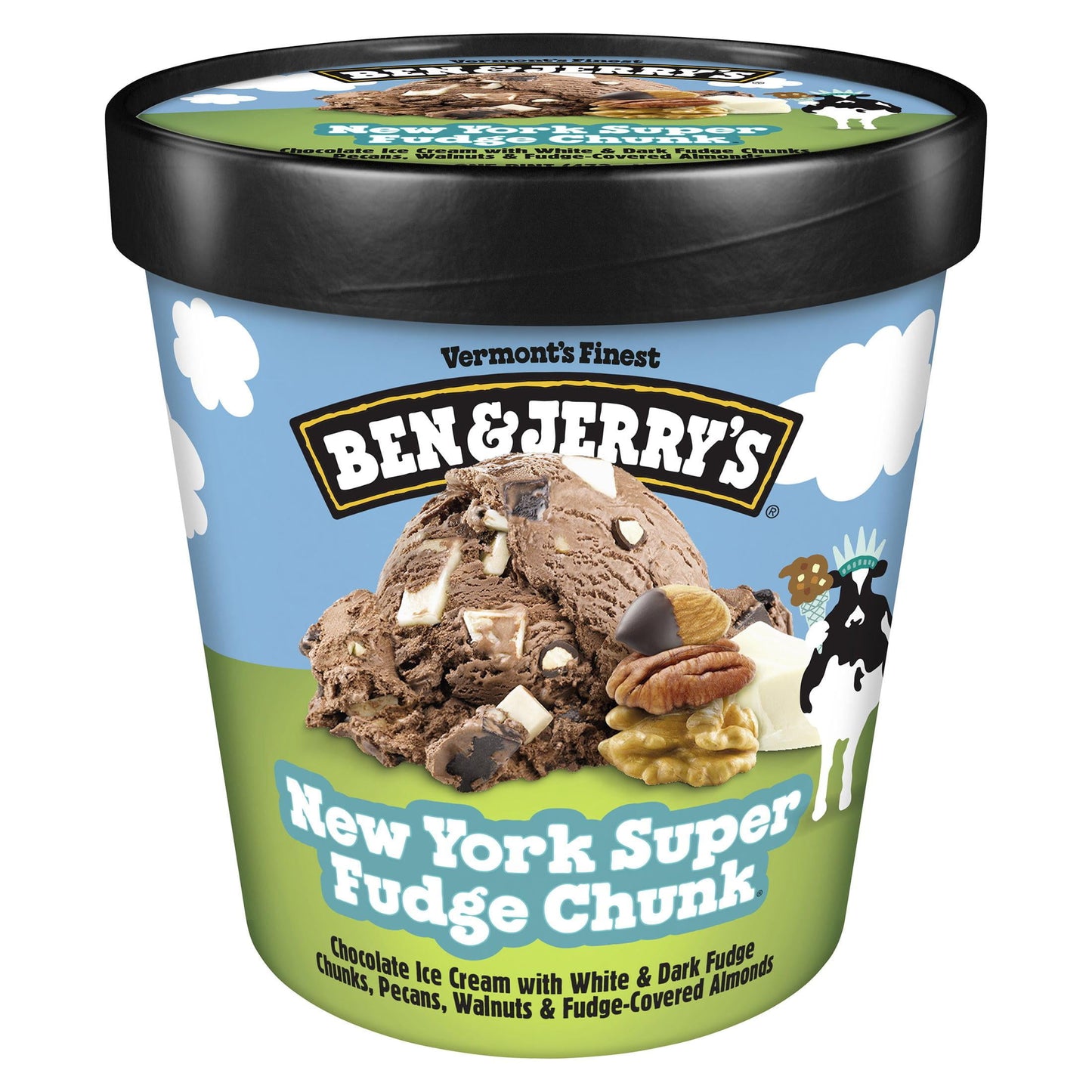 Ben & Jerry's New York Super Fudge Chunk Chocolate Ice Cream, 16 oz